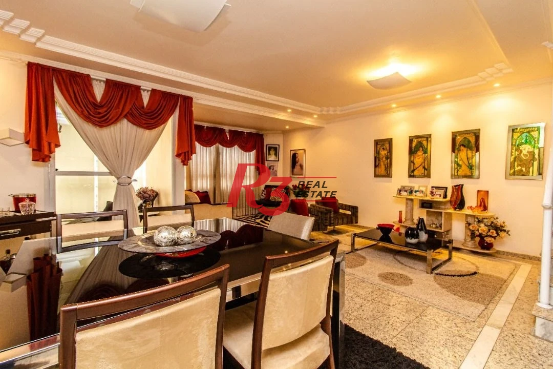 Sobrado com 5 dormitórios à venda, 267 m² por R$ 1.700.000,00 - Embaré - Santos/SP