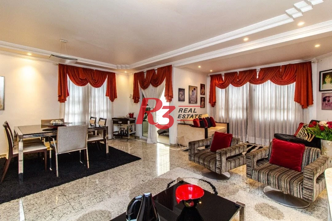 Sobrado com 5 dormitórios à venda, 267 m² por R$ 1.700.000,00 - Embaré - Santos/SP