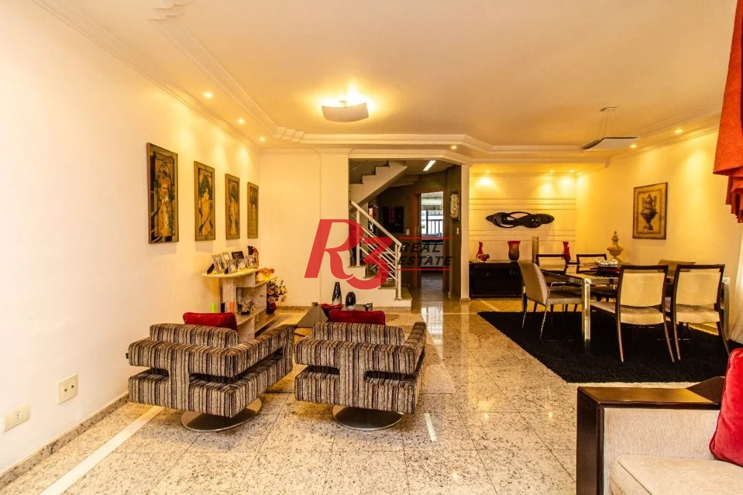 Sobrado com 5 dormitórios à venda, 267 m² por R$ 1.700.000,00 - Embaré - Santos/SP