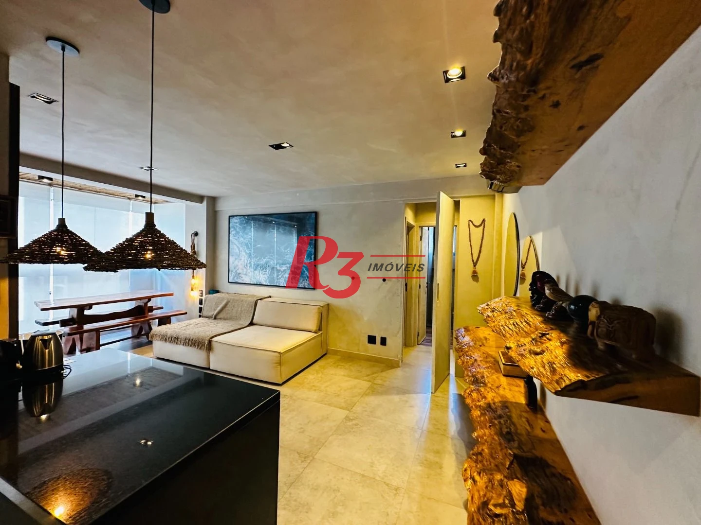 Apartamento com 1 dormitório à venda, 57 m² - Ponta da Praia - Santos/SP
