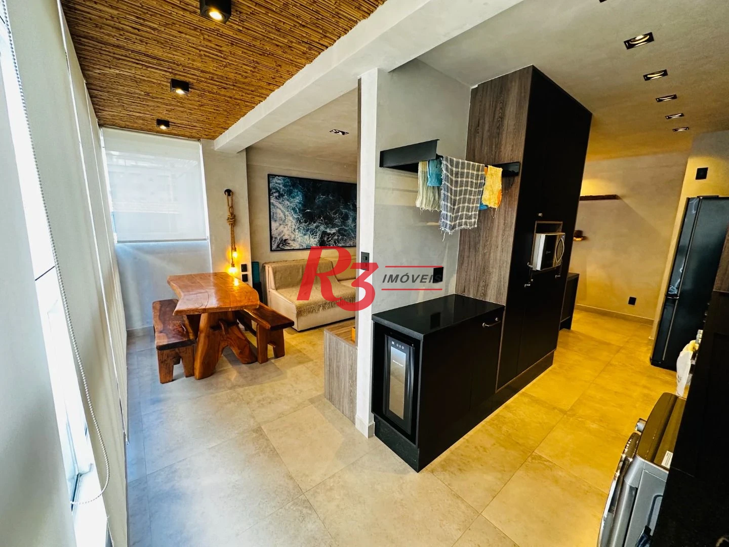 Apartamento com 1 dormitório à venda, 57 m² - Ponta da Praia - Santos/SP
