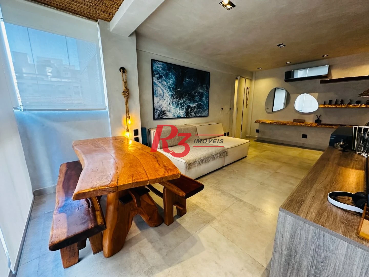 Apartamento com 1 dormitório à venda, 57 m² - Ponta da Praia - Santos/SP