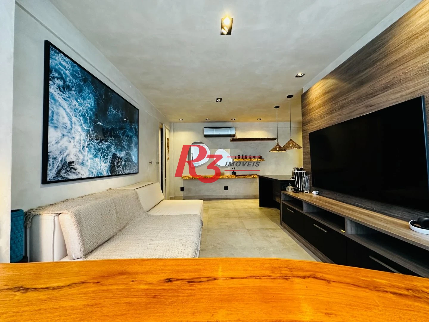 Apartamento com 1 dormitório à venda, 57 m² - Ponta da Praia - Santos/SP
