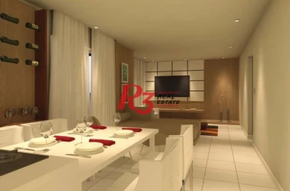 Apartamento à venda, 93 m² por R$ 1.344.000,00 - Asturias - Guarujá/SP