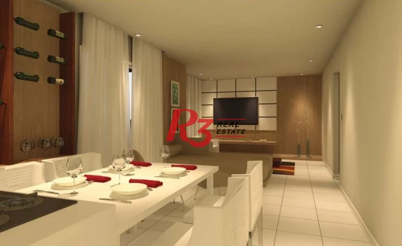 Apartamento à venda, 93 m² por R$ 1.344.000,00 - Asturias - Guarujá/SP
