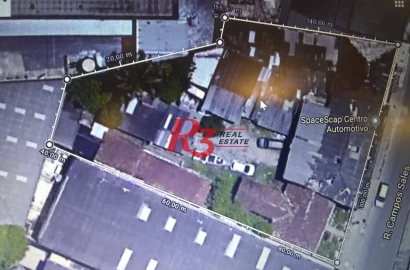 Terreno à venda, 1430 m² por R$ 3.192.000,00 - Centro - São Vicente/SP