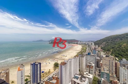 Cobertura à venda, 258 m² por R$ 3.500.000,00 - José Menino - Santos/SP