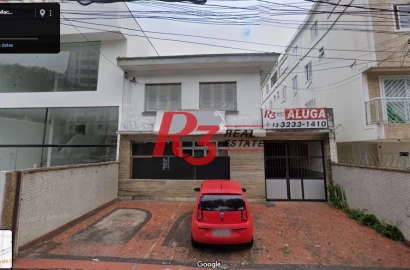 Casa, 500 m² - venda por R$ 6.000.000,00 ou aluguel por R$ 16.500,00/mês - Marapé - Santos/SP