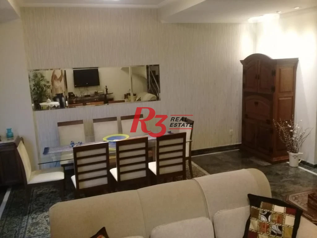 Apartamento Duplex com 3 dormitórios à venda, 200 m² por R$ 1.350.000,00 - Gonzaga - Santos/SP