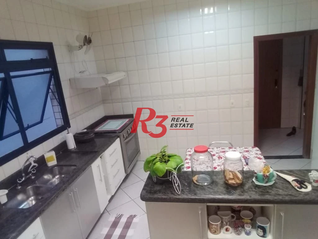 Apartamento Duplex com 3 dormitórios à venda, 200 m² por R$ 1.350.000,00 - Gonzaga - Santos/SP