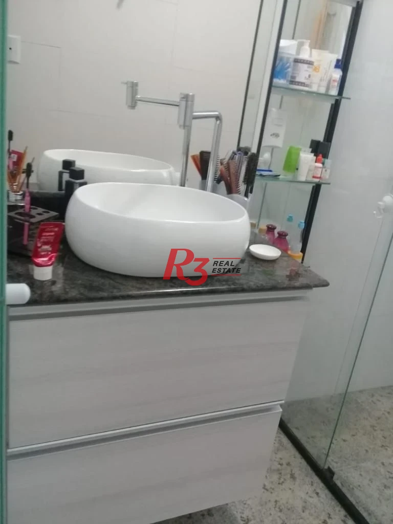 Apartamento Duplex com 3 dormitórios à venda, 200 m² por R$ 1.350.000,00 - Gonzaga - Santos/SP