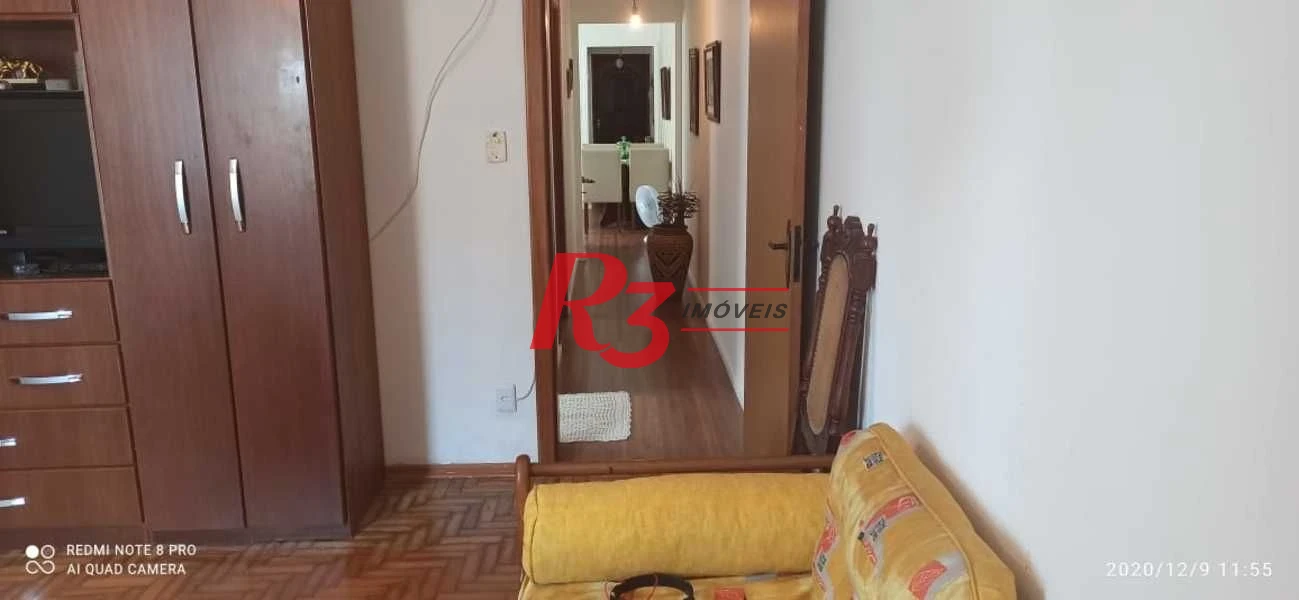 Apartamento à venda, 92 m² por R$ 340.000,00 - José Menino - Santos/SP