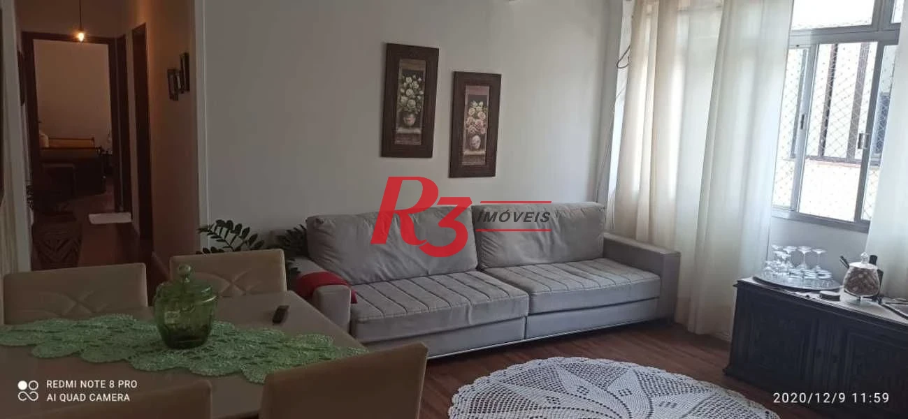 Apartamento à venda, 92 m² por R$ 340.000,00 - José Menino - Santos/SP
