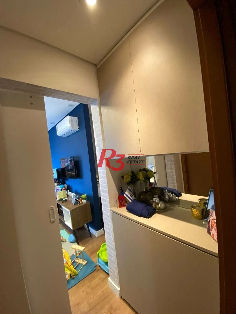 Apartamento com 1 dormitório à venda, 56 m² por R$ 575.000,00 - Boqueirão - Santos/SP