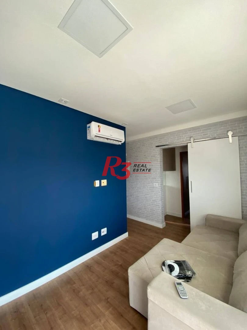 Apartamento com 1 dormitório à venda, 56 m² por R$ 575.000,00 - Boqueirão - Santos/SP