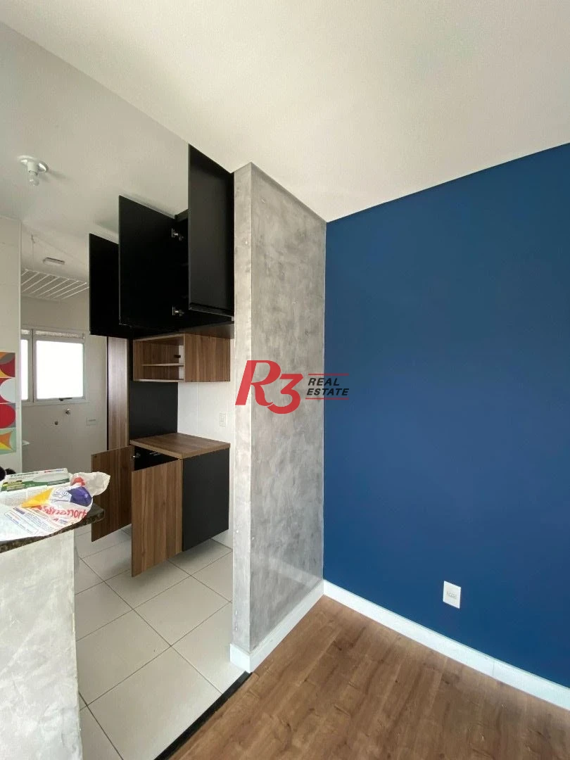 Apartamento com 1 dormitório à venda, 56 m² por R$ 575.000,00 - Boqueirão - Santos/SP