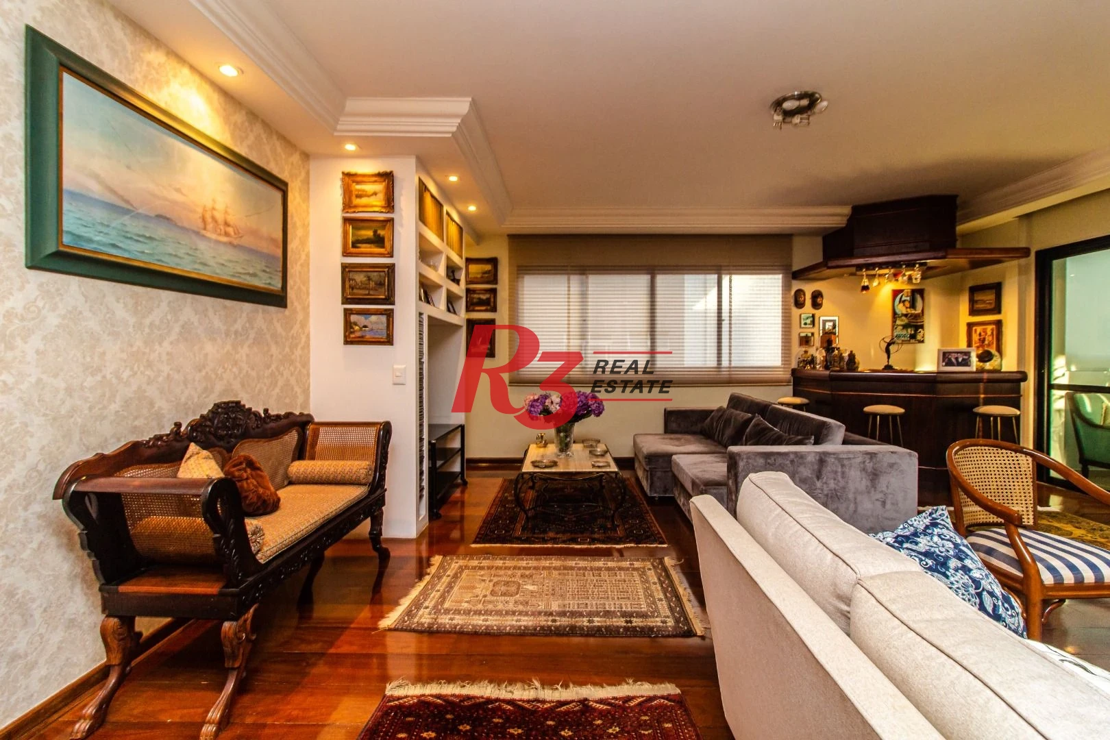 Apartamento com 3 dormitórios à venda, 242 m² por R$ 1.915.000,00 - Boqueirão - Santos/SP
