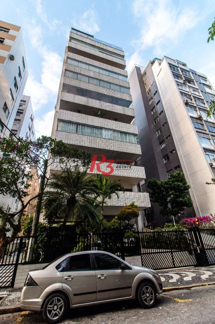 Apartamento com 3 dormitórios à venda, 242 m² por R$ 1.915.000,00 - Boqueirão - Santos/SP