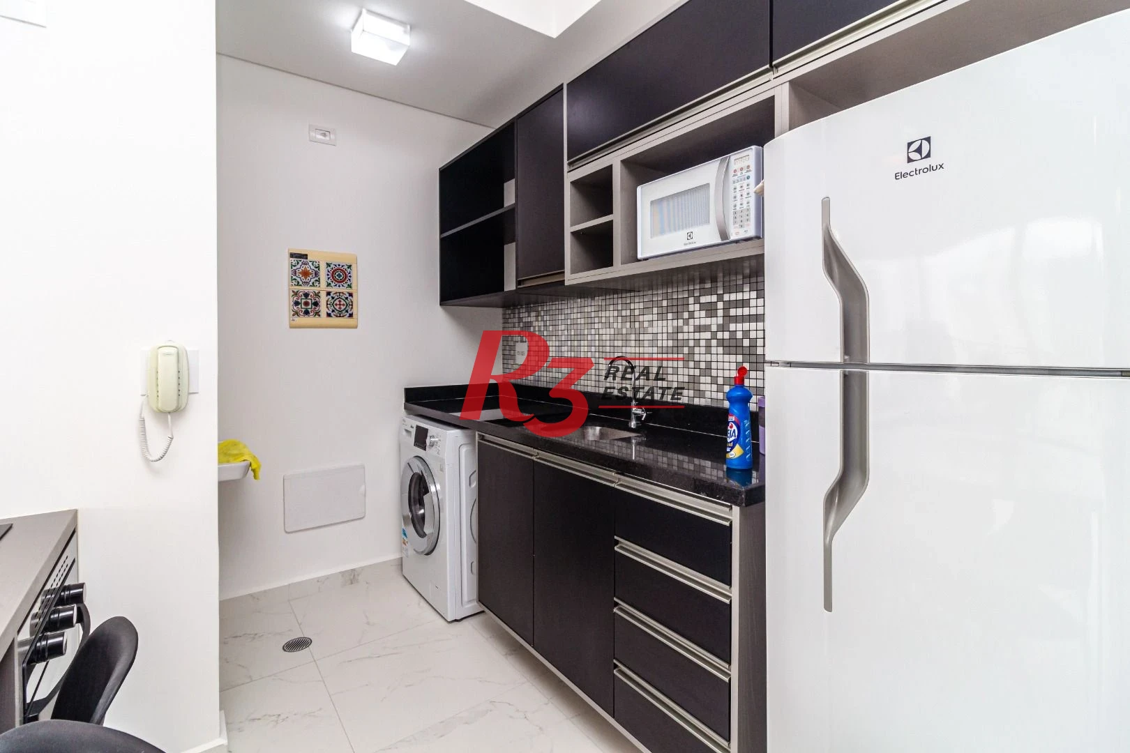 Studio com 1 dormitório para alugar, 51 m² por R$ 5.200,00/mês - José Menino - Santos/SP