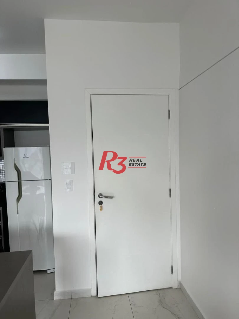 Studio com 1 dormitório para alugar, 51 m² por R$ 5.200,00/mês - José Menino - Santos/SP