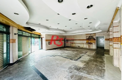Loja para alugar, 220 m² por R$ 9.000,00/mês - Paquetá - Santos/SP