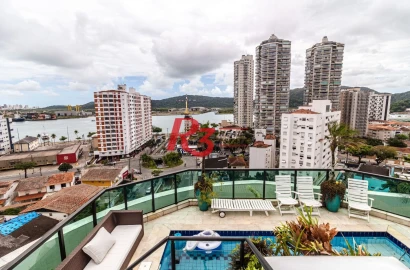 Cobertura à venda, 600 m² por R$ 3.390.000,00 - Ponta da Praia - Santos/SP