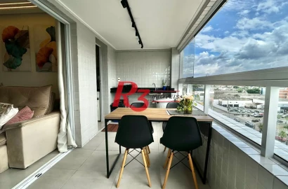 Apartamento com 2 dormitórios à venda, 69 m² por R$ 499.000,00 - Vila Guilhermina - Praia Grande/SP