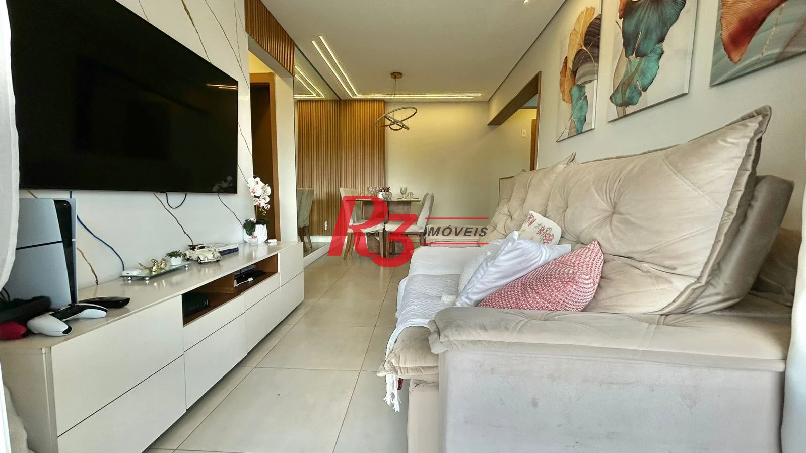 Apartamento com 2 dormitórios à venda, 69 m² por R$ 499.000,00 - Vila Guilhermina - Praia Grande/SP