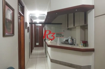 Sala à venda, 122 m² por R$ 600.000,00 - Encruzilhada - Santos/SP
