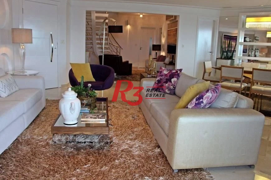 Cobertura com 4 dormitórios à venda, 600 m² por R$ 10.700.000,00 - Ponta da Praia - Santos/SP