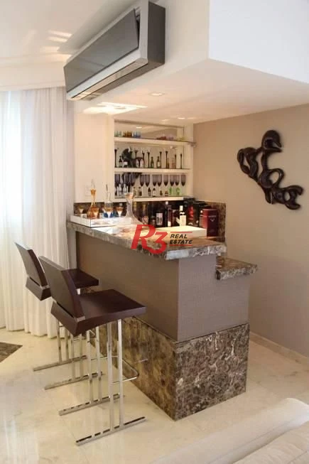 Cobertura com 4 dormitórios à venda, 600 m² por R$ 10.700.000,00 - Ponta da Praia - Santos/SP