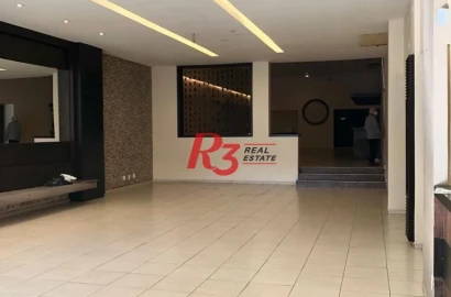 Loja, 384 m² - venda por R$ 1.500.000,00 ou aluguel por R$ 10.200,00/mês - Centro - Santos/SP