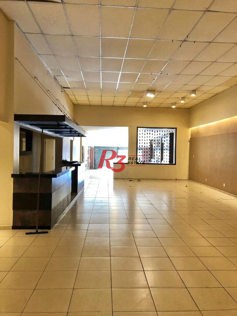 Loja, 384 m² - venda por R$ 1.500.000,00 ou aluguel por R$ 10.200,00/mês - Centro - Santos/SP
