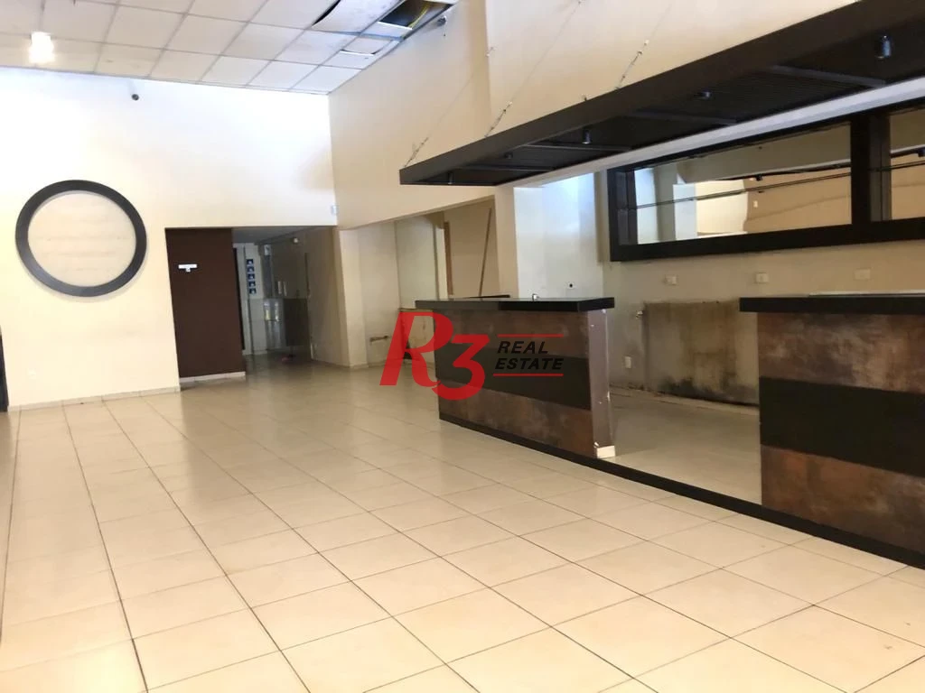 Loja, 384 m² - venda por R$ 1.500.000,00 ou aluguel por R$ 10.200,00/mês - Centro - Santos/SP