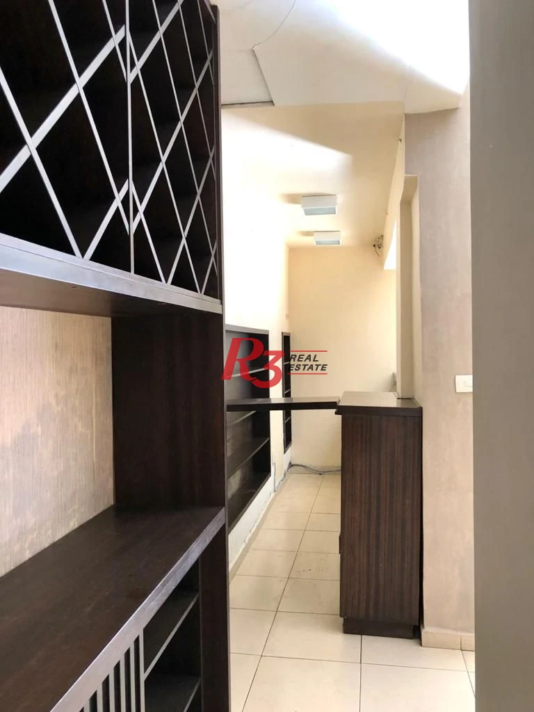 Loja, 384 m² - venda por R$ 1.500.000,00 ou aluguel por R$ 10.200,00/mês - Centro - Santos/SP