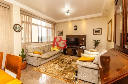 Apartamento à venda, 115 m² por R$ 800.000,00 - José Menino - Santos/SP
