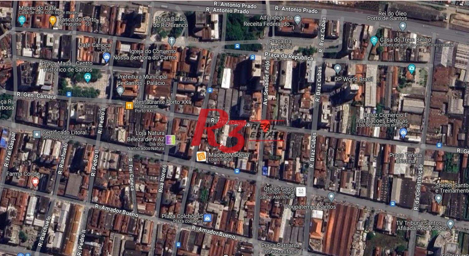 Terreno à venda, 1008 m² por R$ 3.200.000,00 - Centro - Santos/SP