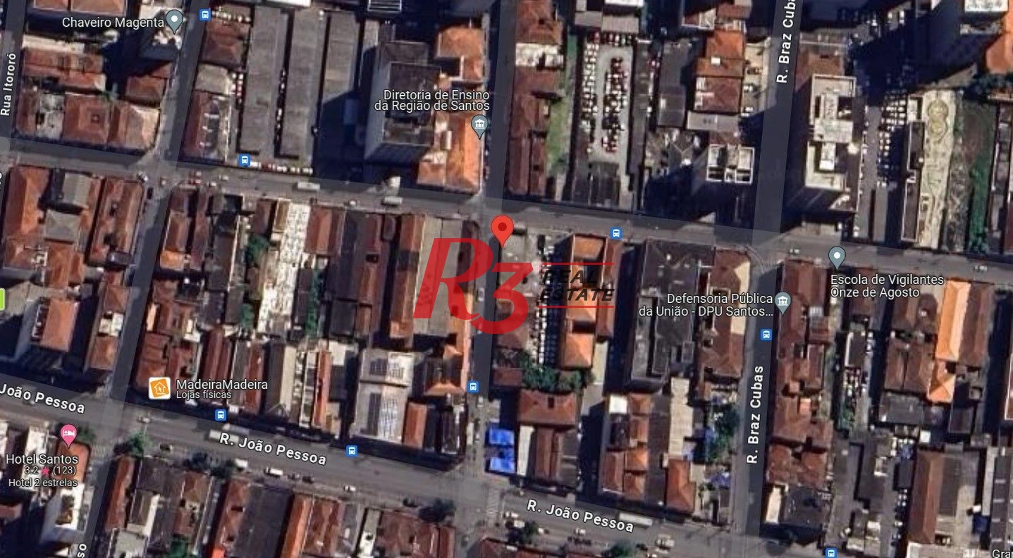 Terreno à venda, 1008 m² por R$ 3.200.000,00 - Centro - Santos/SP