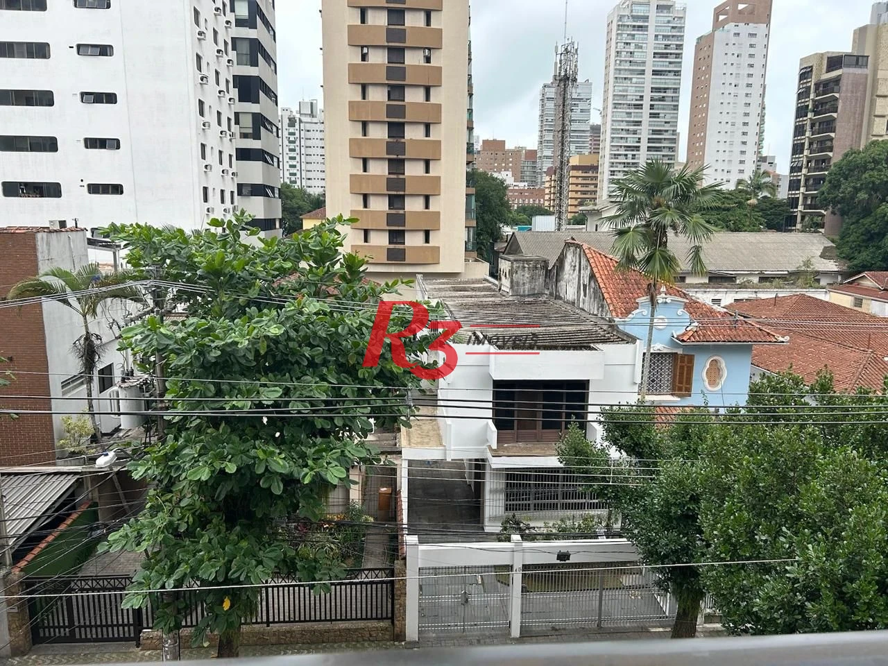 Apartamento com 3 dormitórios à venda, 188 m² - Gonzaga - Santos/SP