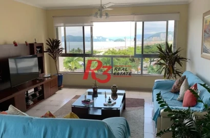 Apartamento para alugar, 194 m² por R$ 15.000,00/mês - Boqueirão - Santos/SP