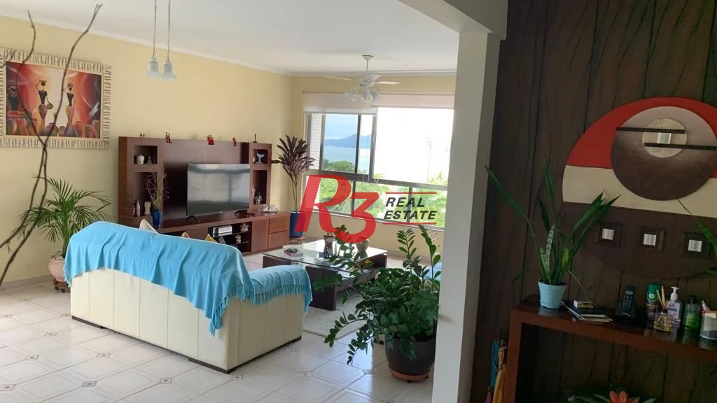 Apartamento para alugar, 194 m² por R$ 15.000,00/mês - Boqueirão - Santos/SP