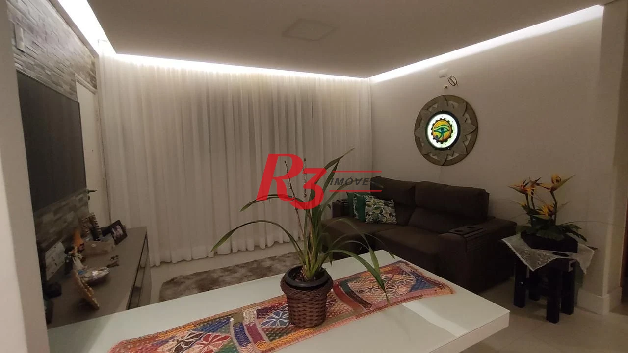 Apartamento com 2 dormitórios à venda, 72 m² por R$ 480.000,00 - Encruzilhada - Santos/SP