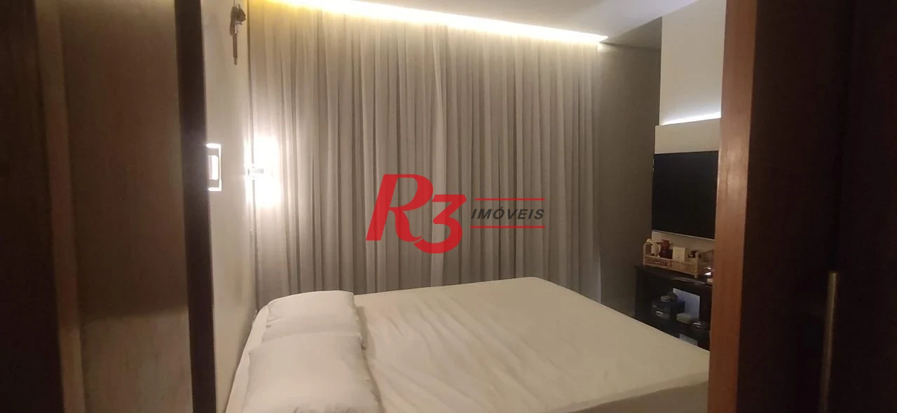 Apartamento com 2 dormitórios à venda, 72 m² por R$ 480.000,00 - Encruzilhada - Santos/SP