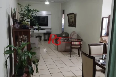 Apartamento à venda, 102 m² por R$ 745.000,00 - Gonzaga - Santos/SP
