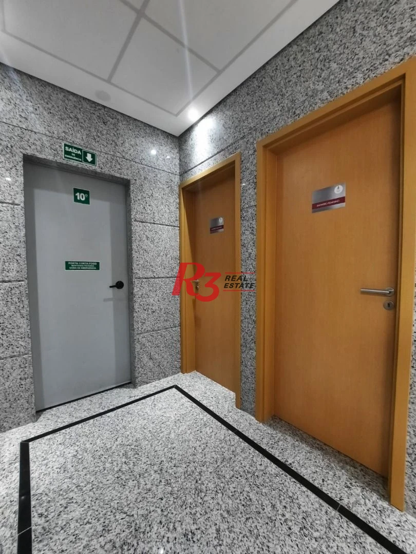 Andar Corporativo para alugar, 194 m² por R$ 17.549,42/mês - Vila Matias - Santos/SP