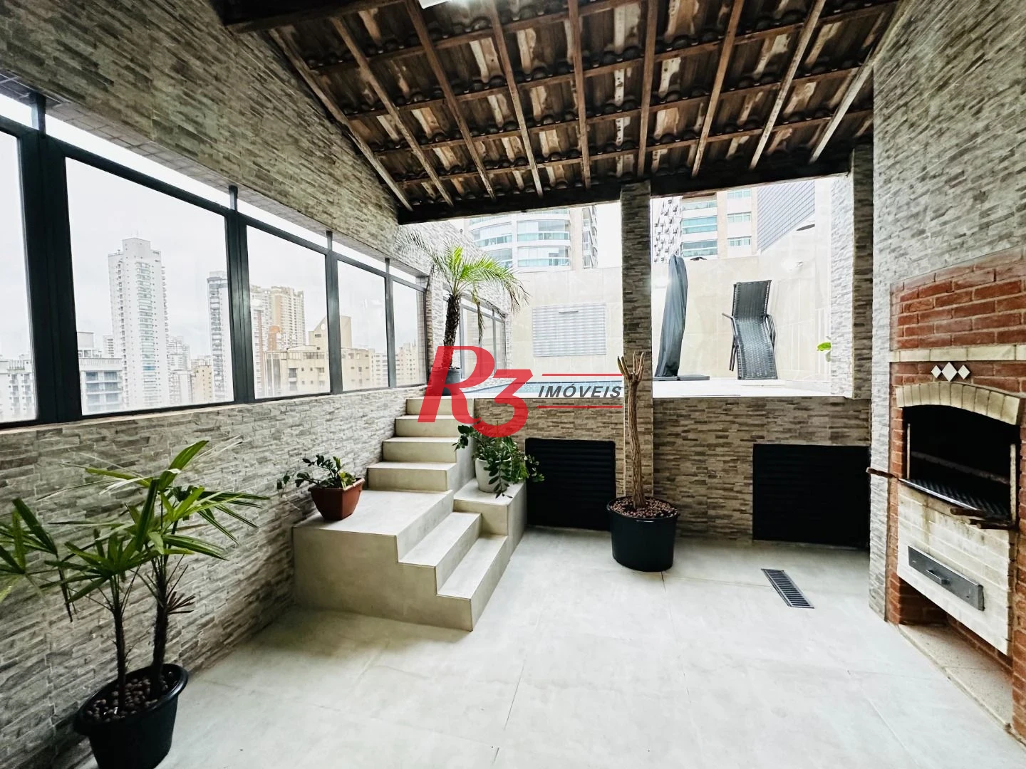 Cobertura à venda, 356 m² por R$ 2.560.000,00 - Boqueirão - Santos/SP