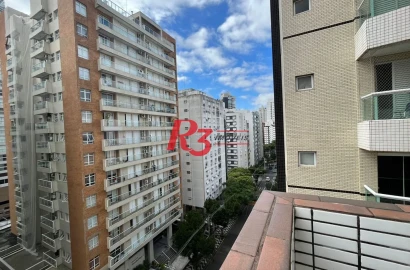 Apartamento com 1 dormitório à venda, 47 m² por R$ 360.000,00 - Gonzaga - Santos/SP
