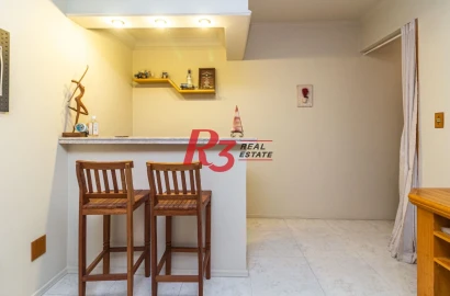Apartamento com 2 dormitórios à venda, 84 m² por R$ 600.000,00 - Campo Grande - Santos/SP