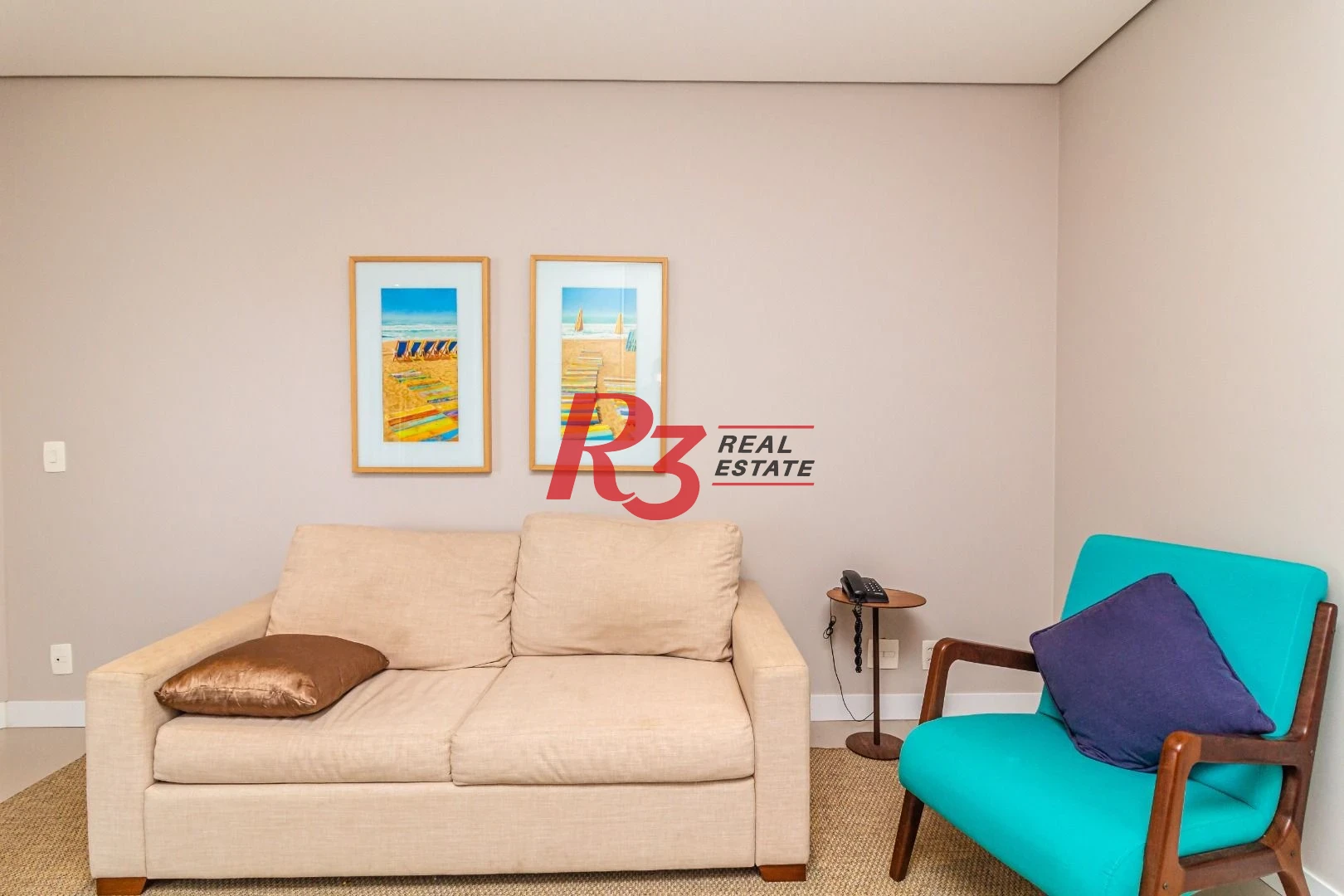 Apartamento com 1 dormitório para alugar, 45 m² por R$ 5.900,00/mês - Pompéia - Santos/SP