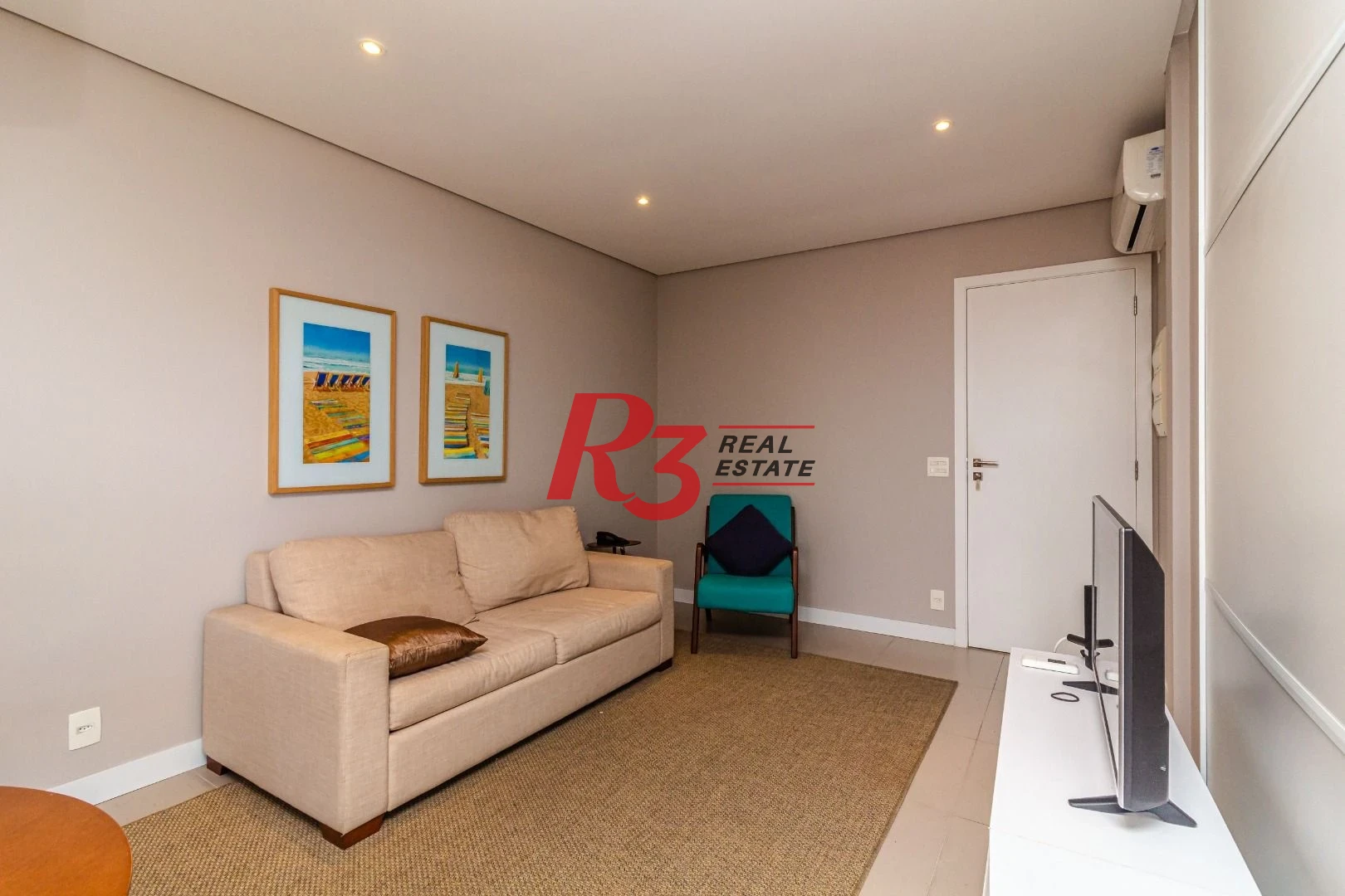 Apartamento com 1 dormitório para alugar, 45 m² por R$ 5.900,00/mês - Pompéia - Santos/SP